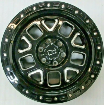 BLACK RHINO ALPINE 20X9.5 ET12 6X5.5 WHEEL. #1 - Image 1 of 4