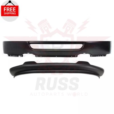 New Front Bumper Primed Steel + Lower Valance Fits 2006-2008 Ford F-150 Cab Foto 1 de 4