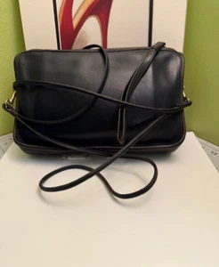 Bolso de Hombro COACH Vintage Cuero Azul Marino "Bolso de Mano con Cremallera/Básico" - Imagen 1 de 23