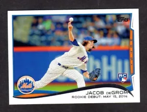 2014 TOPPS US 57 Jacob deGrom ROOKIE NEW YORK METS NM-MT A - Picture 1 of 2