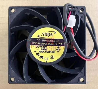 1PCS New ADDA AD0824XB-F71DS 8038 DC24V 0.65A cooling fan - Image 1 of 4