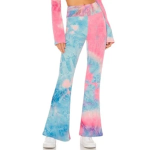 Beach Riot Flate Leg Tie Dye Peach Sparkle Pant Gr. M - Bild 1 von 7