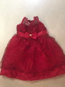 LA Princess Red Dress Girls 3T - Picture 1 of 6