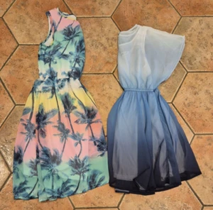 2 X VESTIDO FORRADO PARTE NIÑA DE H&M - 10-12 - Imagen 1 de 5