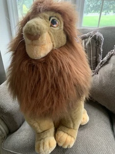 Disney Lion King Jumbo Giant Plush Animal SIMBA Large Rare Large 26” Tall W/ Tag - Picture 1 of 14
