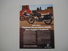 advertising Pubblicità 1980 MOTO BMW R100 R 100 RT