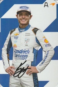 2025 Kyle Larson signed Arrow McLaren Indy 500 Indy Car Hero Card - Picture 1 of 3