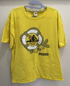 Pacifico Beer Cerveza T-Shirt Herren Gr. XL Fruit of the Loom HD Baumwolle gelb - Bild 1 von 7