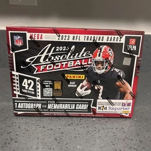 2023 Panini Absolute Football Mega Box 1 AUTO OR MEM CARD New Sealed - Picture 1 of 6