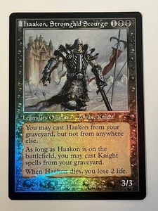Haakon Stromgald Scourge Retro Frame Secret Lair Drop Rainbow Foil MTG NM - Picture 1 of 6