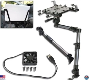 Heavy Duty Laptop Mount Holder for Cars, Trucks, SUVs - Accessory Package - Picture 1 of 6