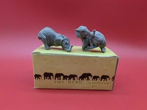 The herd elephant collection 1997 by Martha Carey #3510 Wild & Wooly - Picture 1 of 9