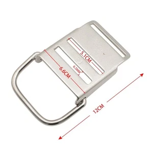 Strong Stainless Steel Buckle for Cylinder Retention Strap For BCD Backmount - Picture 1 of 12