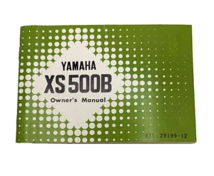 1975 Yamaha XS500B Motorcycle Owners Service Manual - Picture 1 of 7