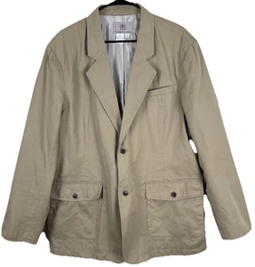 Abrigo Deportivo The Territory Ahead Para Hombre 46R Caqui Beige Blazer Chaqueta Sin Estructura - Imagen 1 de 13