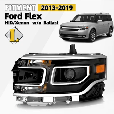 For 2013-2019 Ford Flex HID/Xenon Projector Headlight w/o Ballast Left Side - Image 1 of 4