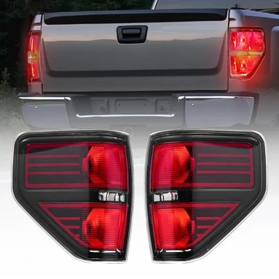 Rear Tail Lights Brake Lamps Assembly For 2009-2014 Ford F-150 Pickup Truck Foto 1 de 4