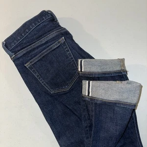 Jeans Uniqlo Selvedge taglia 32x34 blu giapponese Kaihara denim slim dritto - Foto 1 di 20