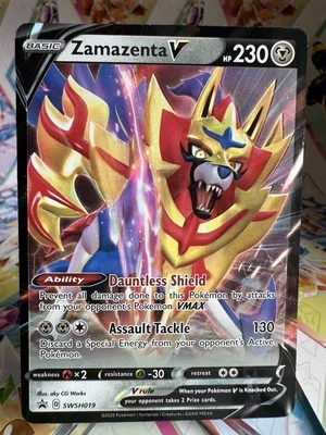 Zamazenta V SWSH019 SWSH: Sword & Shield Promo Card Holo - Image 1 of 3