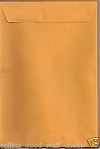 6,5 x 9,5 KRAFT STIL 50 Stck. GUMMIERTE VERSANDUMSCHLÄGE SCHNELLER KOSTENLOSER VERSAND!!! - Bild 1 von 1