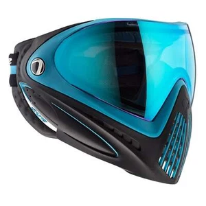 Dye i4 Paintball Goggles w/ Thermal Lens - Powder Blue - Black / Blue - Picture 1 of 3