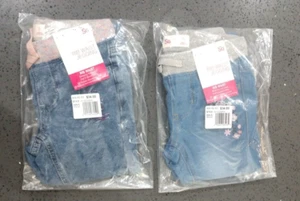 New Nwt Lot of 2 So Girl's Skinny Mid Rise Jeggings Jeans Elastic Waist Size 5 - Picture 1 of 7
