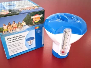 Pool Dosierspender Summer Fun  mit Thermometer (20 g) 2 in 1 - Bild 1 von 6