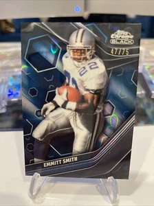 2023 Topps Composite Emmitt Smith - Chrome Black Blue Refractor # /75 Cowboys - Picture 1 of 4