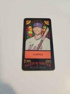 2022 Topps Allen & Ginter - Brandon Nimmo Stained Glass Mini #132 SP