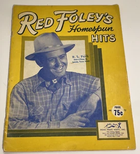 Cancionero vintage 1949 - Red Foley's Homespun Hits, colección de partituras - Imagen 1 de 9
