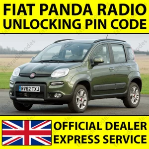 ✅FIAT PANDA CAR RADIO NAVIGATION UNLOCKING PIN CODE FOR ALL MODELS✅ - Picture 1 of 5