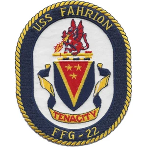 USS Fahrion FFG-22 Frigate Ship Patch - Picture 1 of 6