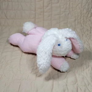 Eden Bunny Coniglio Peluche Rosa Cialda Termica Diamante Pigiama Posa Fiocco Giallo 9" - Foto 1 di 4