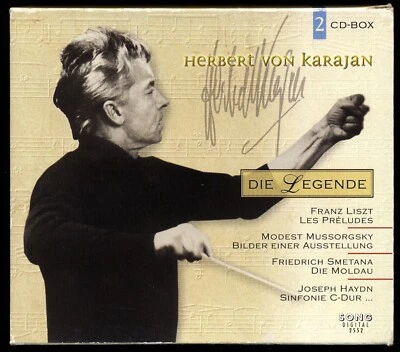 Herbert von KARAJAN★LEGENDE★MUSSORGSKY★BERLIOZ★STRAUSS★HAYDN★LISZT★2 Klassik-CDs - Bild 1 von 4