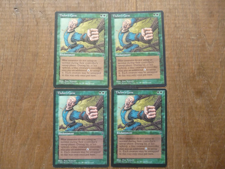 MTG 4 x Thelon's Curse Rare Fallen Empires Magic The Gathering Playset card - Image 1 of 1
