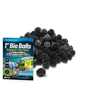 Medios de filtro de bolas orgánicas Aquatic Experts - bola biológica pequeña de 1" para acuario y estanque - Imagen 1 de 30