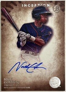 2015 Bowman Inception Prospect Auto Nick Gordon #PA-NG Minnesota Twins