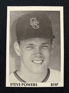 1975 TCMA Quad City Angels Team Set STEVE POWERS Minor League Card