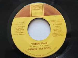SMOKEY ROBINSON - Virgin Man / Fulfill Your Need 1974 SOUL Tamla Motown 7"  - Imagen 1 de 2