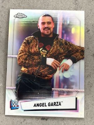 2021 Topps Chrome WWE Wrestling Refractor Angel Garza #5 - Image 1 of 2