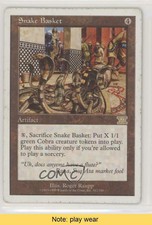 1999 Magic: The Gathering - Core Set: 6th Edition Snake Basket #312 READ 2p6