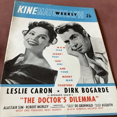 Kine Weekly 1959 Christopher Lee onset of Hammer horror The mummy.Juliette greco - Image 1 of 4