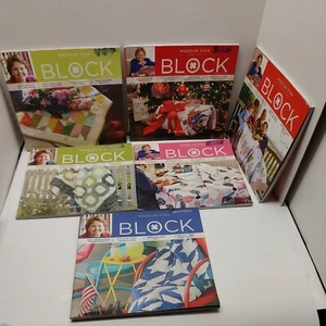 MISSOURI STAR QUILT CO Block Idea Books Vol 1 (2,3,4)  Vol 2 (6) Vol 3 (1,3) Lot - Picture 1 of 12