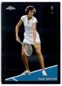 2021 Topps Chrome #61 Pam Shriver  Tennis Trading Card 