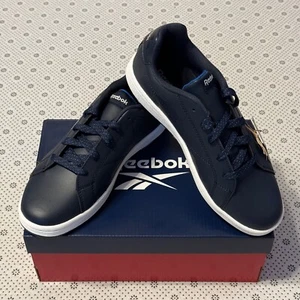 Reebok Boys Royal Complete Clean 2 Tennis Lace Up Sneakers Trainers UK 5.5 Navy - Picture 1 of 24