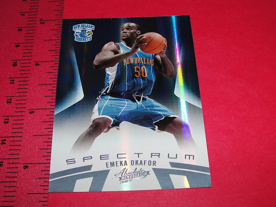 2010-11 ABSOLUTE Emeka OKAFOR #96 Platinum SP/25 HORNETS - Connecticut HUSKIES - Image 1 of 2