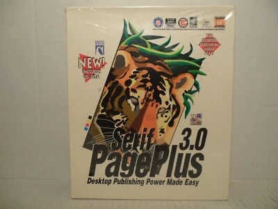 Serif 3.0 Page Plus Desktop Publishing Includes CD-ROM NEW Factory Sealed! - Image 1 of 4
