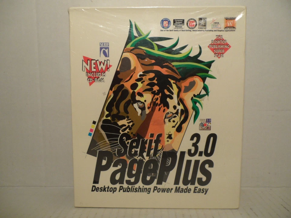Serif 3.0 Page Plus Desktop Publishing Includes CD-ROM NEW Factory Sealed! - Image 1 of 4