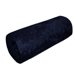Mv98 Navy Crushed Velvet Sofa Seat Patio Bench Box Cushion Bolster Cover/Runner
