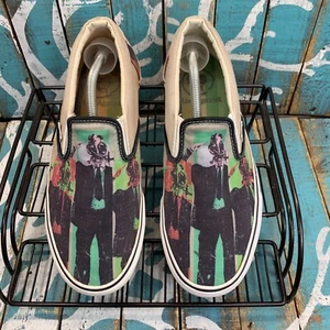 Very Rare Rise Against x Vans “Appeal to Reason” Slip-On Skate OTW Shoes Sz 9 - Picture 1 of 13
